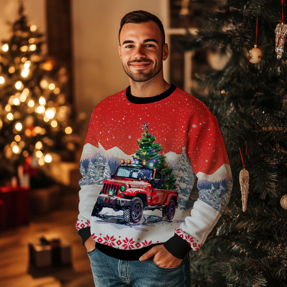Jeep Ugly Christmas Sweater