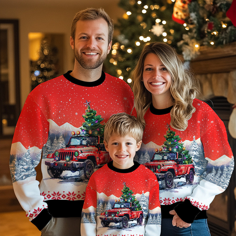 Jeep Ugly Christmas Sweater