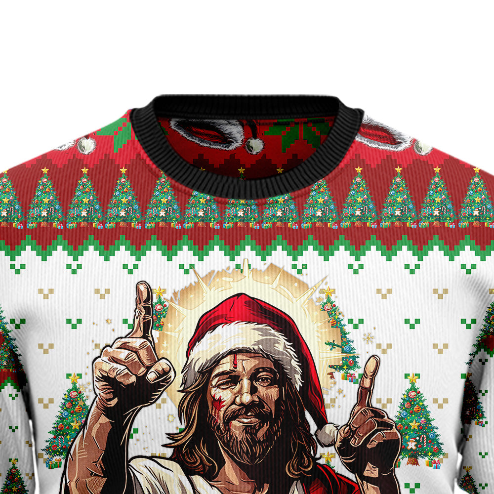 Jesus Birthday Boy Ugly Christmas Sweater