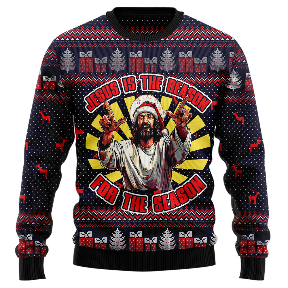 Jesus Is The Reason For The Season Ugly Christmas Sweater