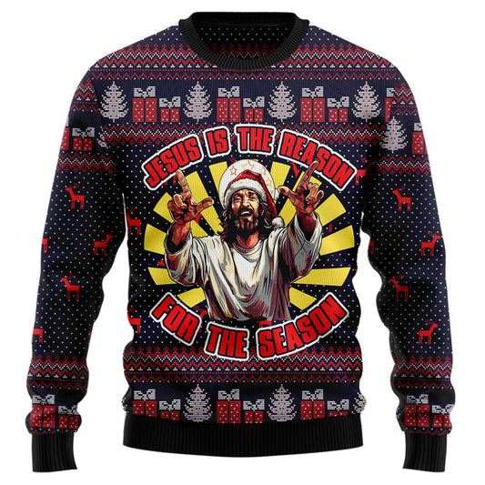 Jesus Is The Reason For The Season Ugly Christmas Sweater