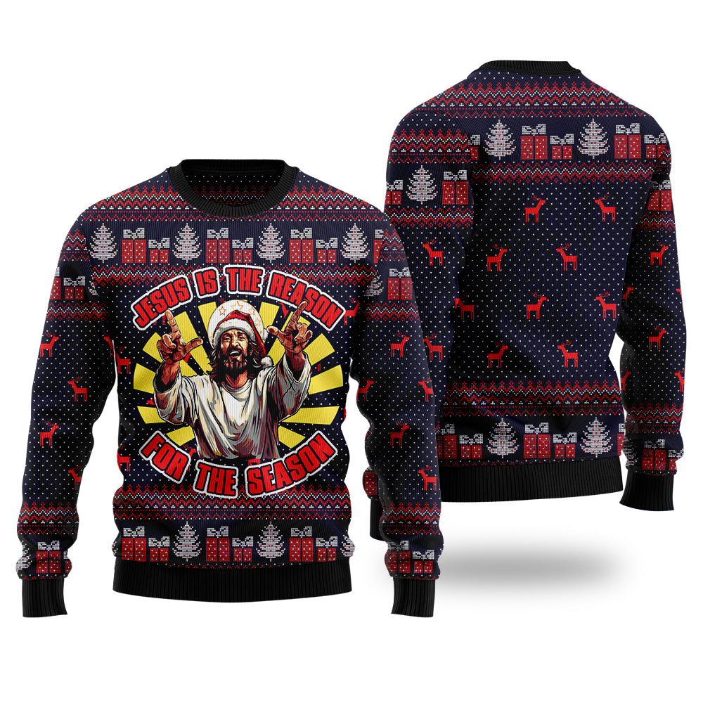 Jesus Is The Reason For The Season Ugly Christmas Sweater