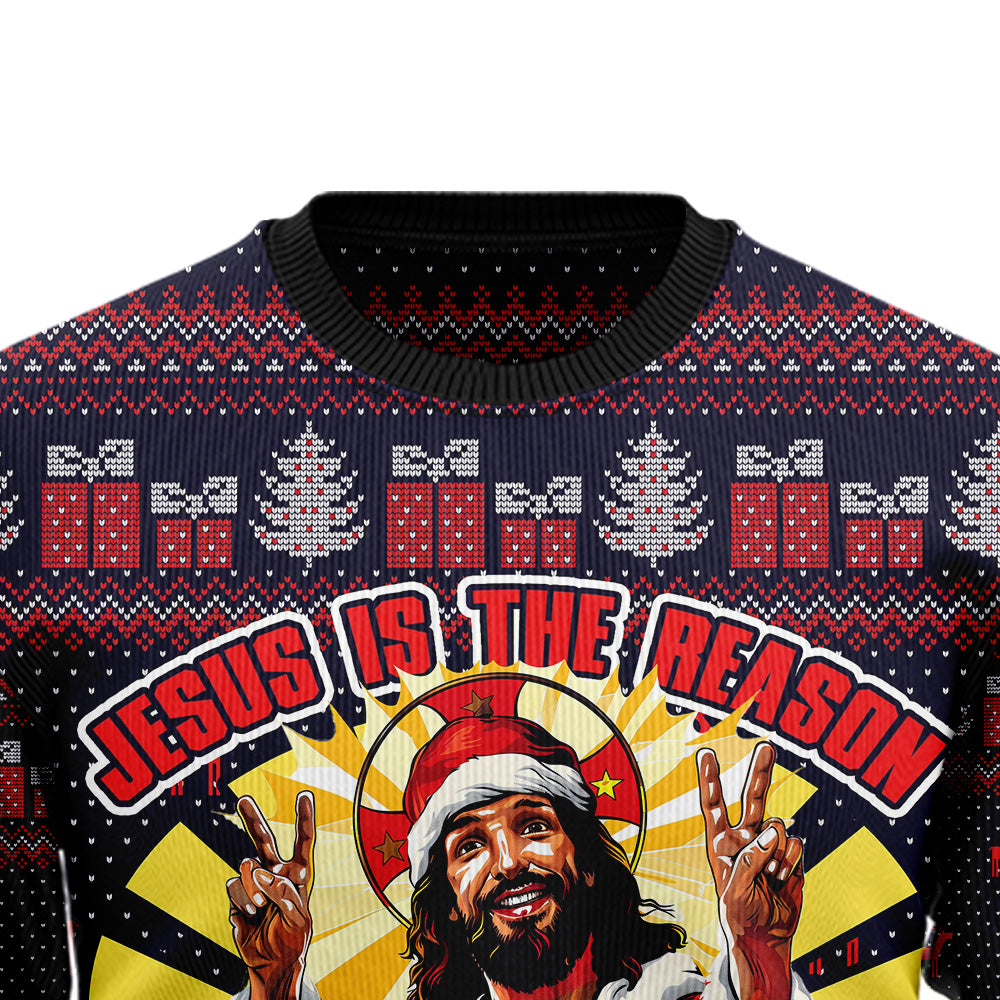 Jesus Is The Reason For The Season Ugly Christmas Sweater
