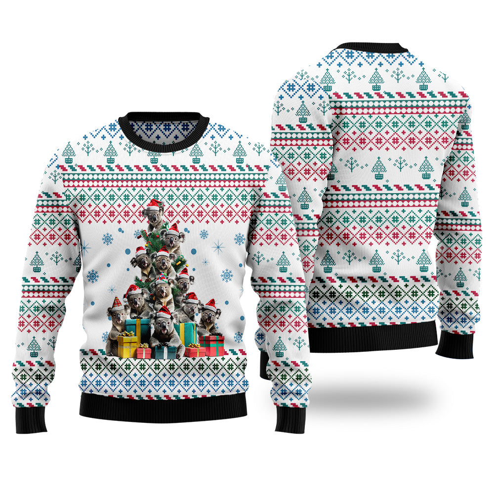 Koala Christmas Tree Ugly Sweater