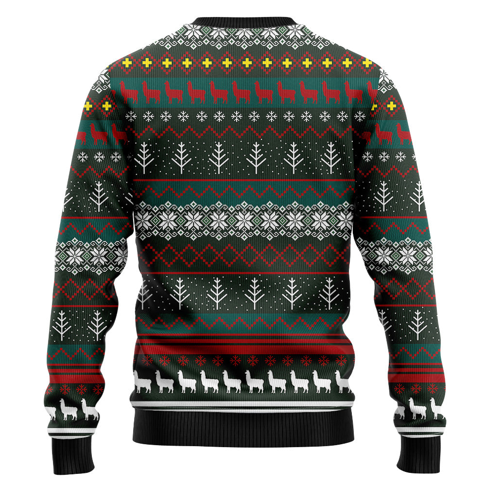 Cozy Llama Ugly Christmas Sweater