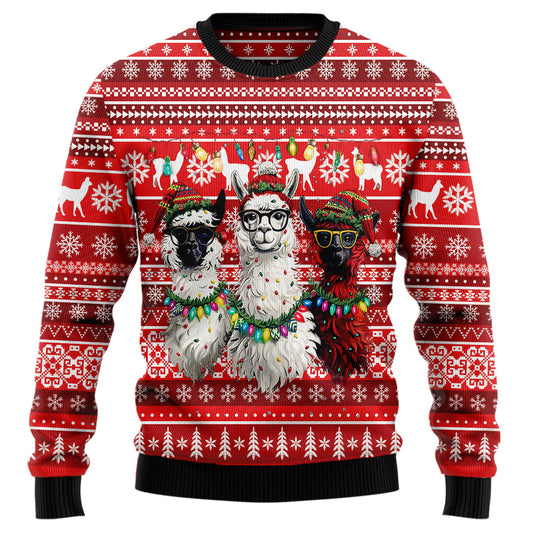 Cute Llama Ugly Christmas Sweater