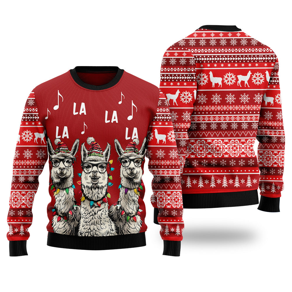 "Fa La La" Llama Ugly Christmas Sweater