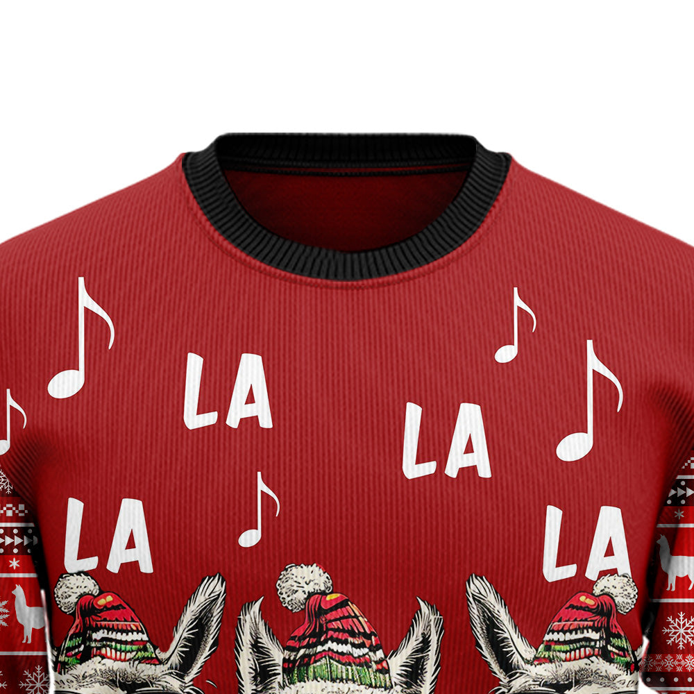 "Fa La La" Llama Ugly Christmas Sweater