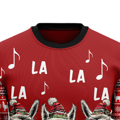 "Fa La La" Llama Ugly Christmas Sweater
