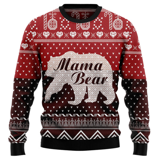Mama Bear Ugly Christmas Sweater