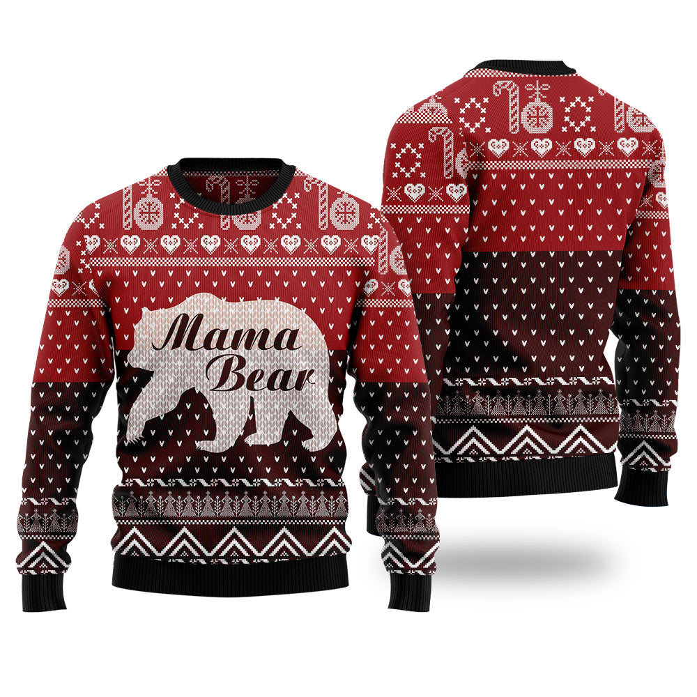 Mama Bear Ugly Christmas Sweater