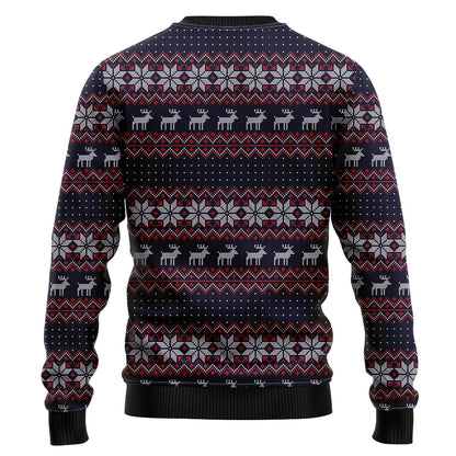 "Live to Ride, Ride to Live" Biker Santa Ugly Christmas Sweater