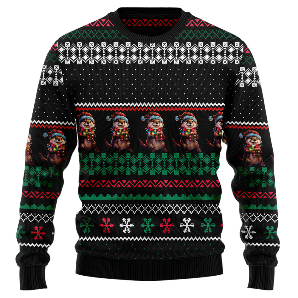 Otter Ugly Christmas Sweater