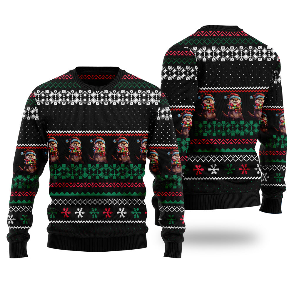 Otter Ugly Christmas Sweater