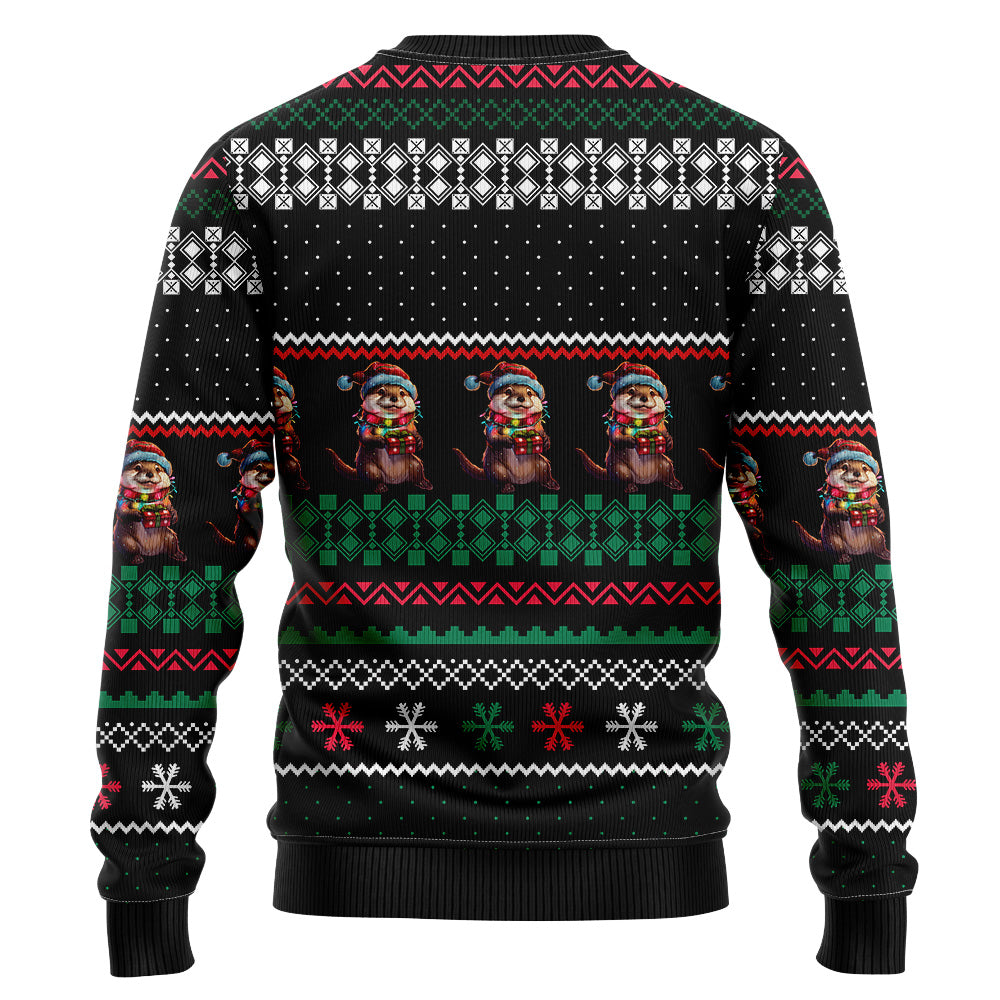 Otter Ugly Christmas Sweater