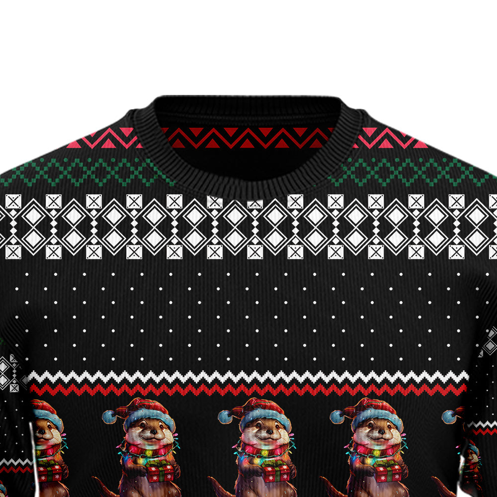 Otter Ugly Christmas Sweater