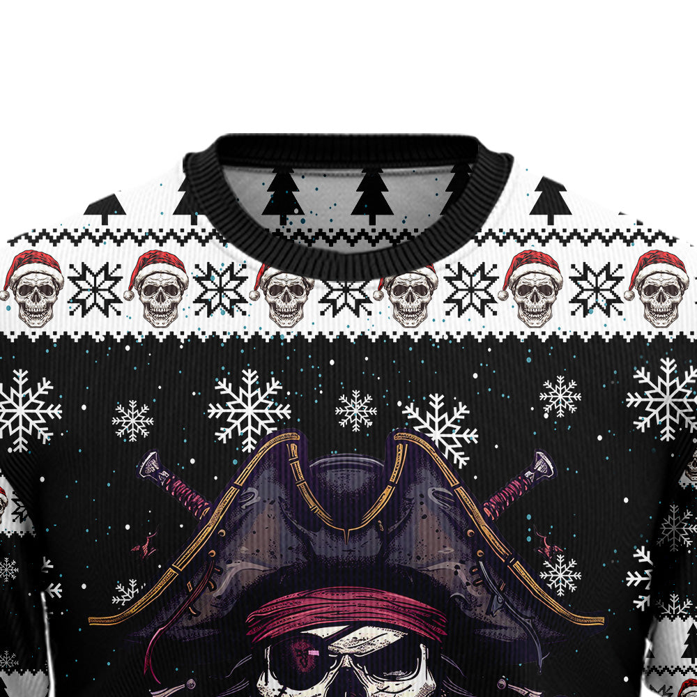 Pirate Skull Ugly Christmas Sweater