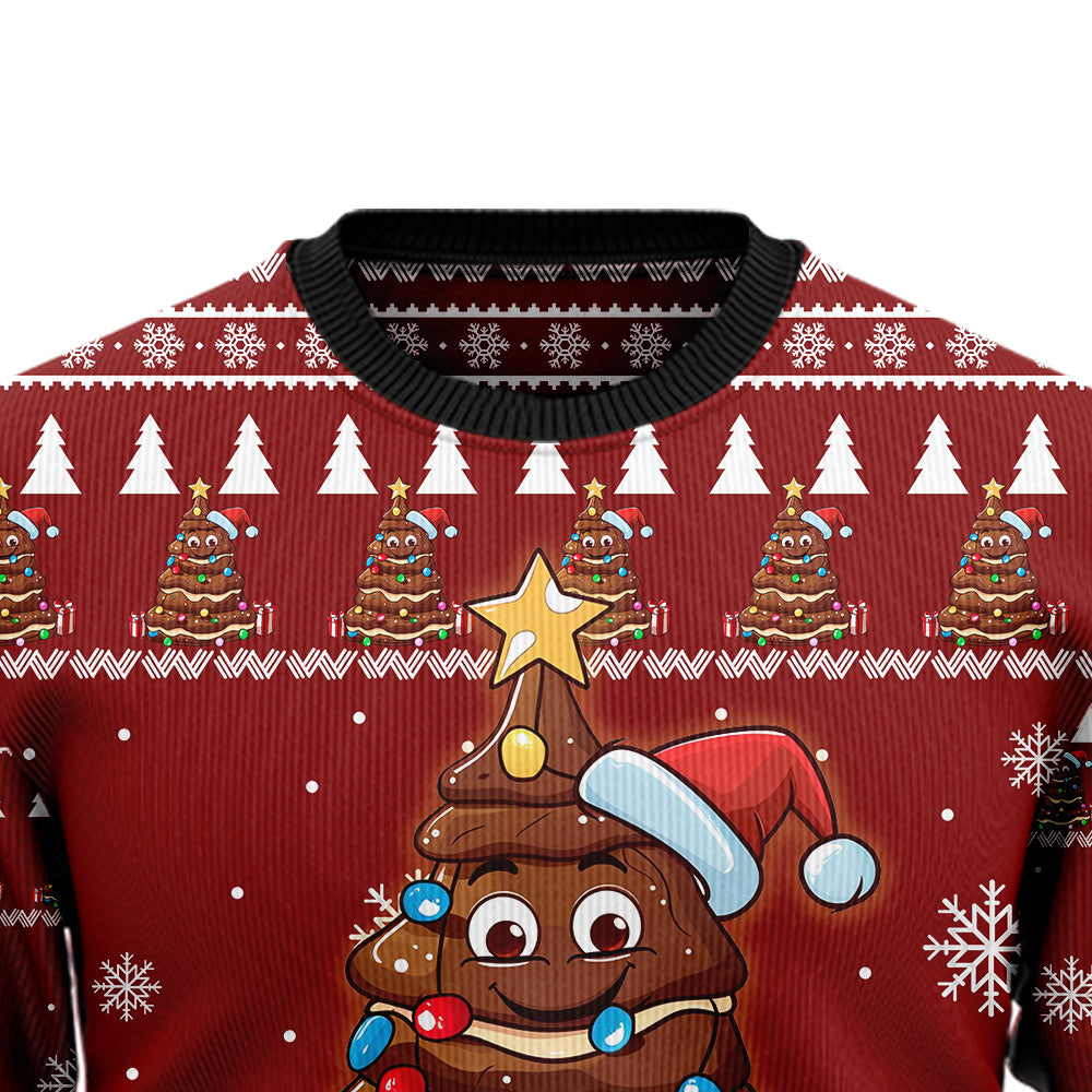 Funny Poop Ugly Christmas Sweater