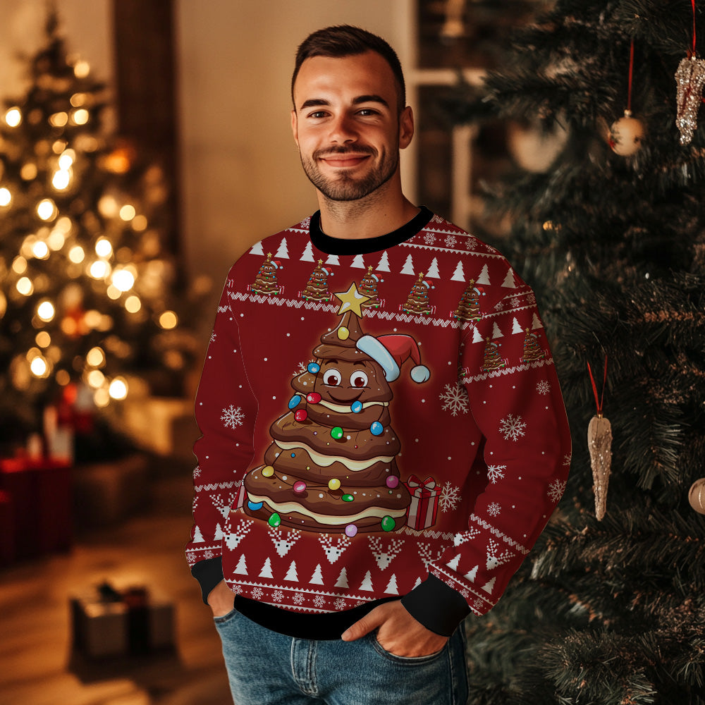 Funny Poop Ugly Christmas Sweater