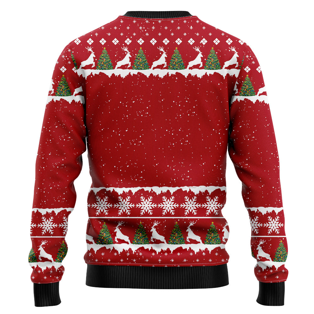 Reindeer Pole Dancing Ugly Christmas Sweater