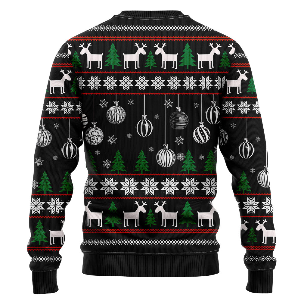 Santa Running Ugly Christmas Sweater