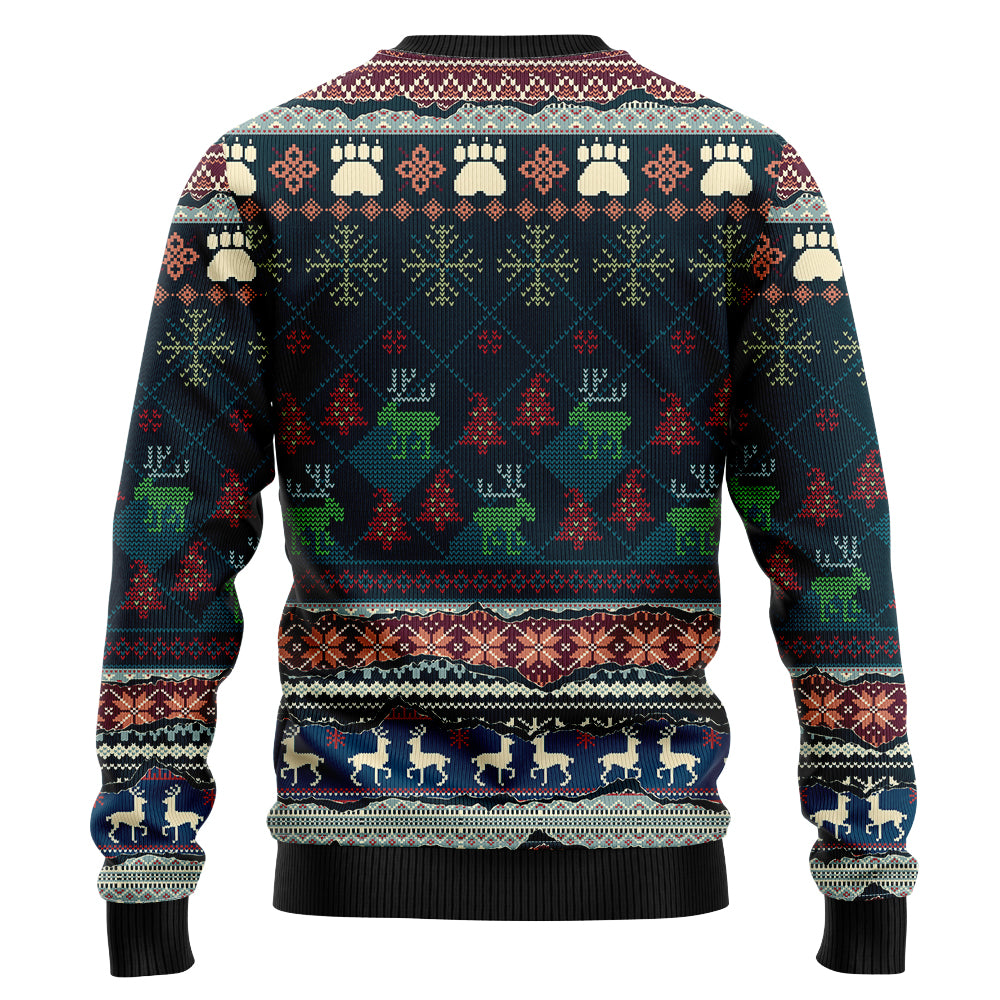 Festive Schnauzer Ugly Christmas Sweater