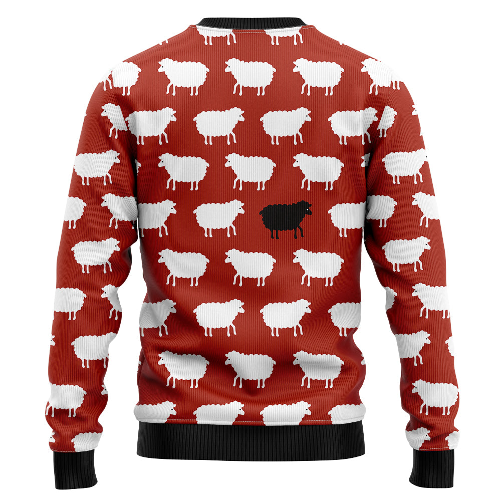 Festive Sheep Ugly Christmas Sweater