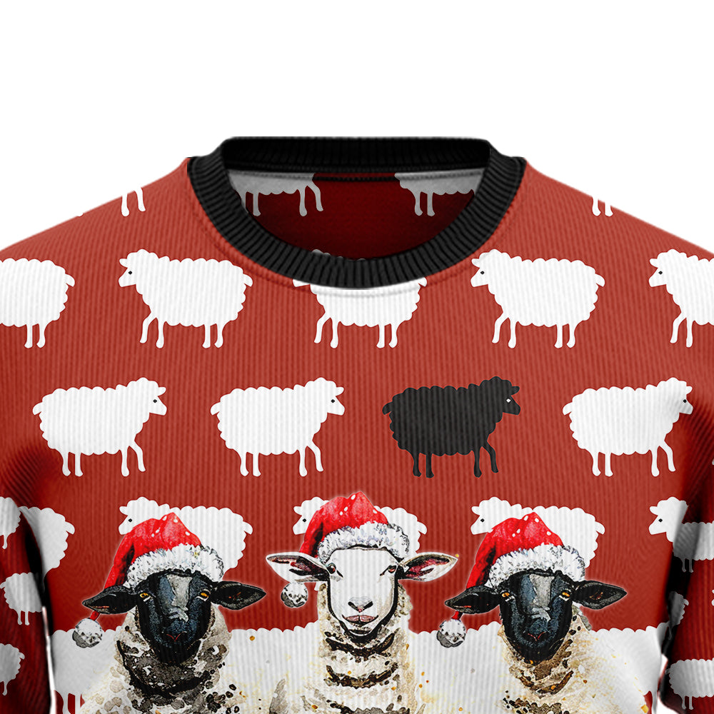 Festive Sheep Ugly Christmas Sweater