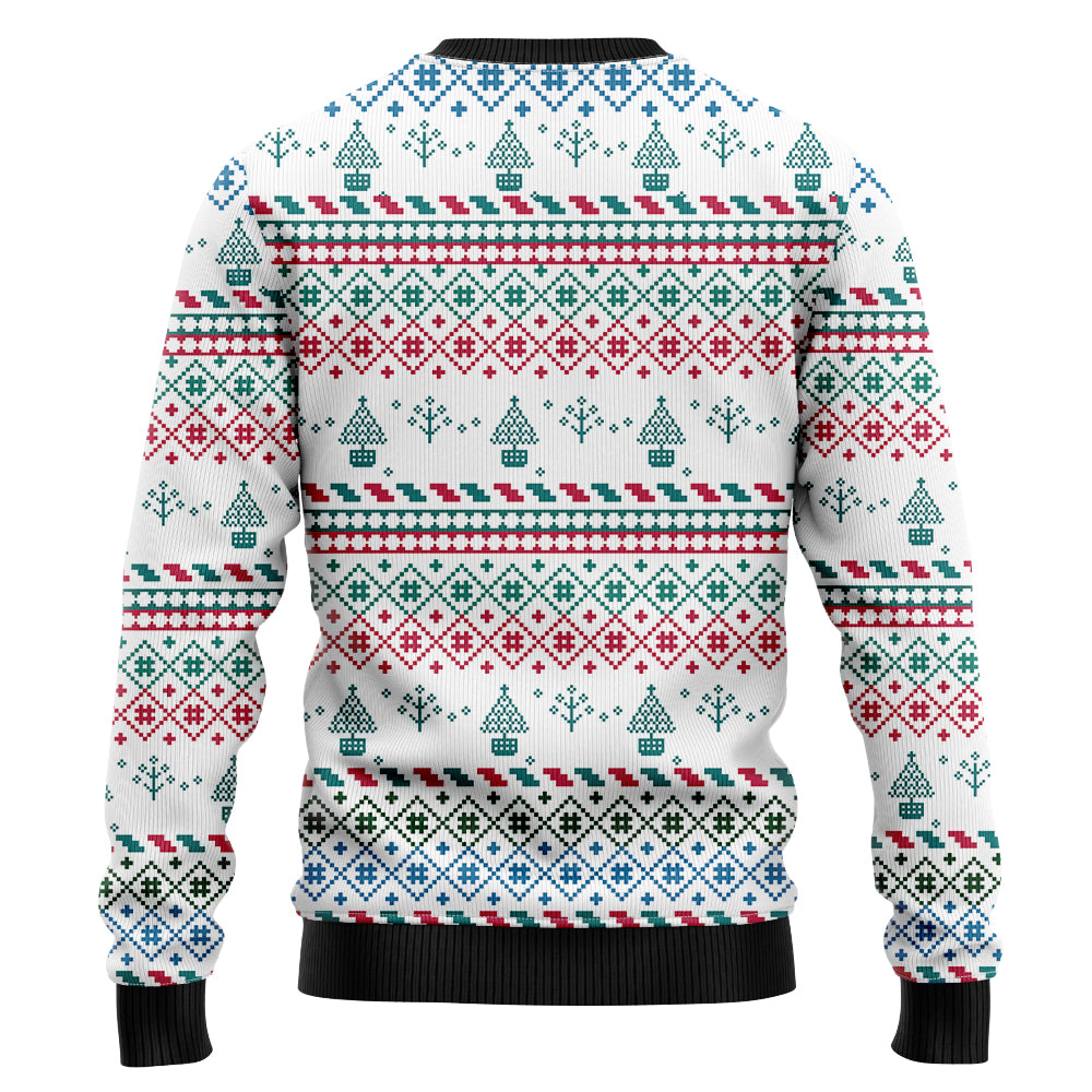 Sheep Ugly Christmas Sweater, Cute Farm Animal Holiday Sweatshirt, Funny Xmas Party Pullover for Men & Women