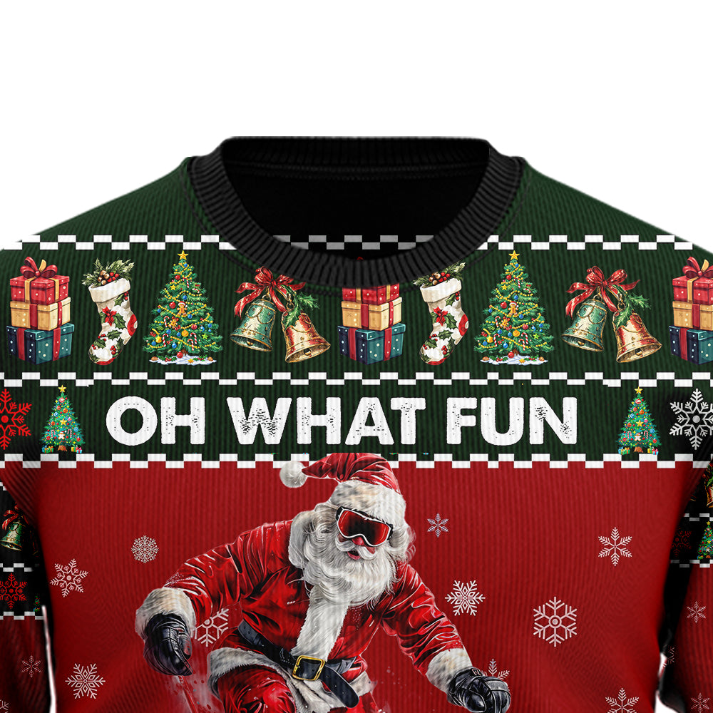 Oh What Fun It Is To Ski Ugly Christmas Sweater