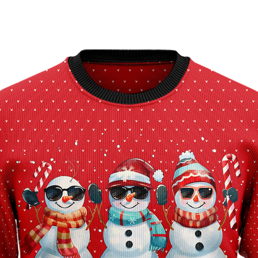 Chilling With My Snowmies Ugly Christmas Sweater