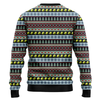 Tennis Ball Christmas Tree Ugly Christmas Sweater