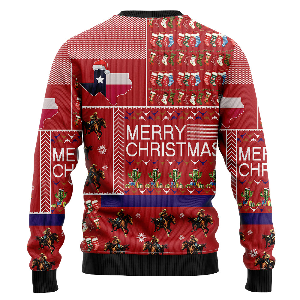 Festive Texas Ugly Christmas Sweater