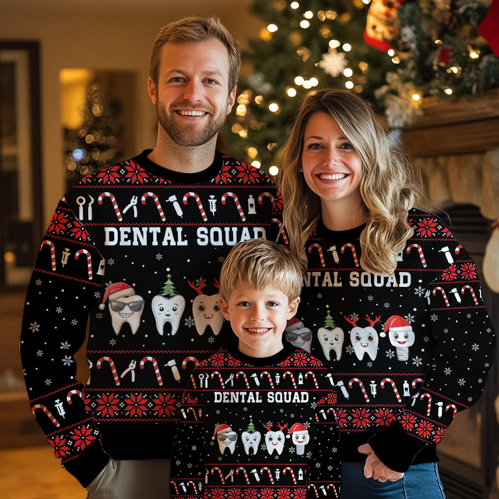 Dental Squad Christmas Ugly Christmas Sweater