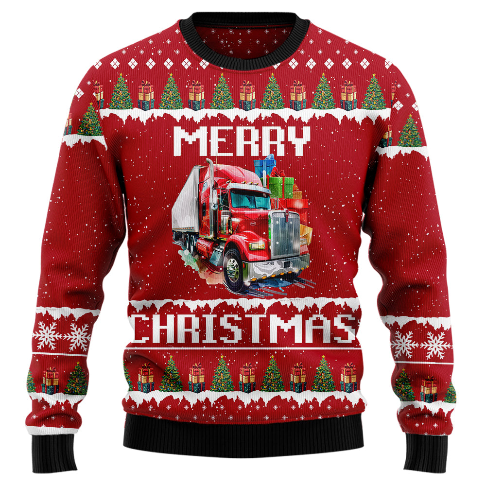 Truck Ugly Christmas Sweater