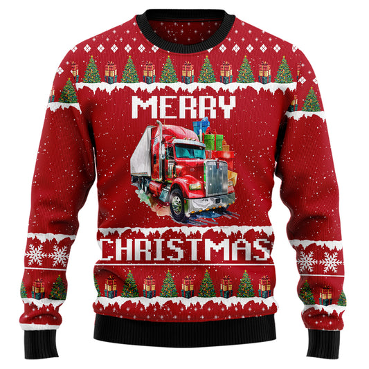 Truck Ugly Christmas Sweater