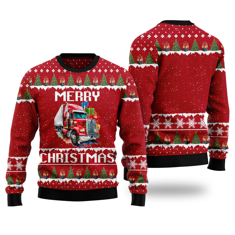Truck Ugly Christmas Sweater