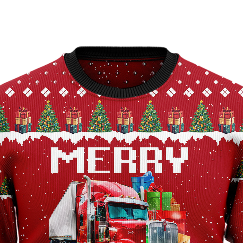 Truck Ugly Christmas Sweater