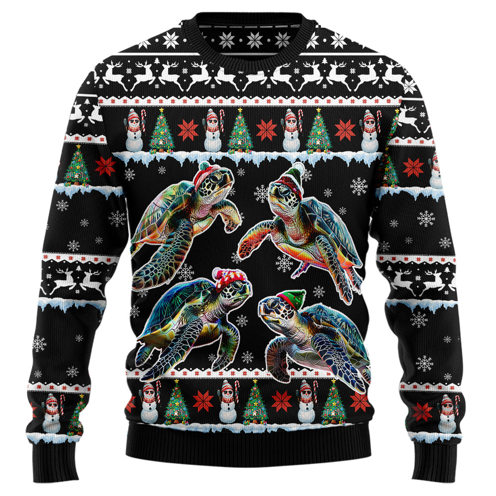 Sea Turtle Ugly Christmas Sweater