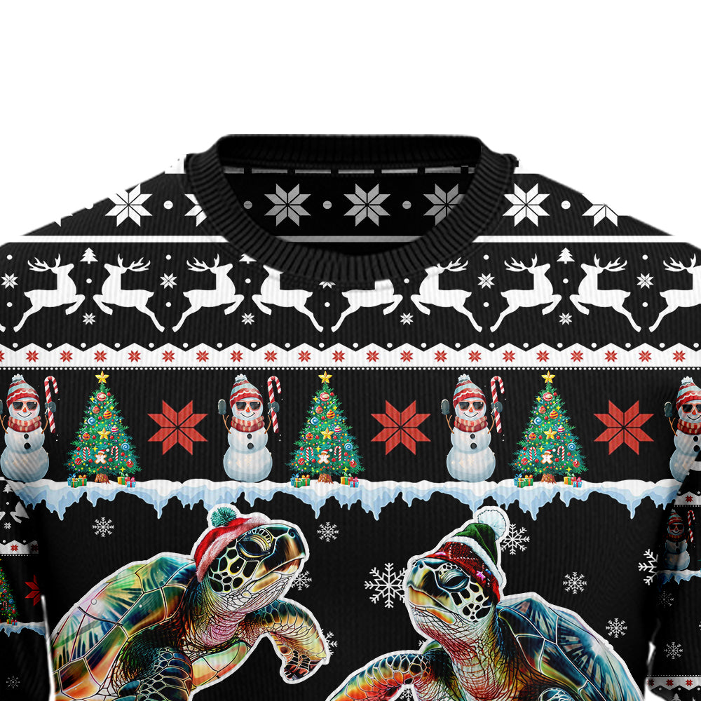 Sea Turtle Ugly Christmas Sweater
