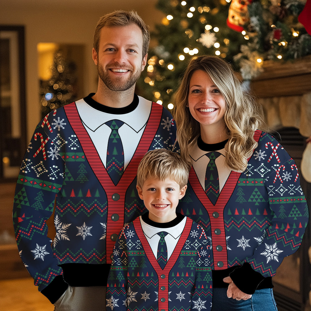 Funny Vest Ugly Christmas Sweater