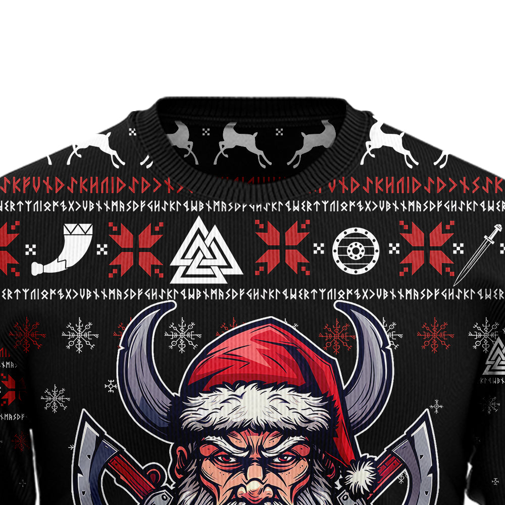 Viking Santa Ugly Christmas Sweater