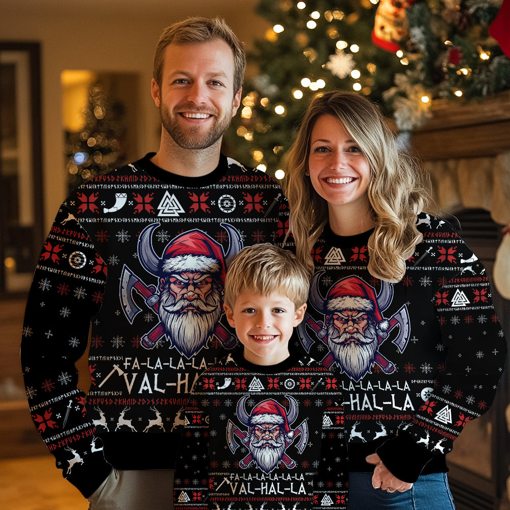 Viking Santa Ugly Christmas Sweater