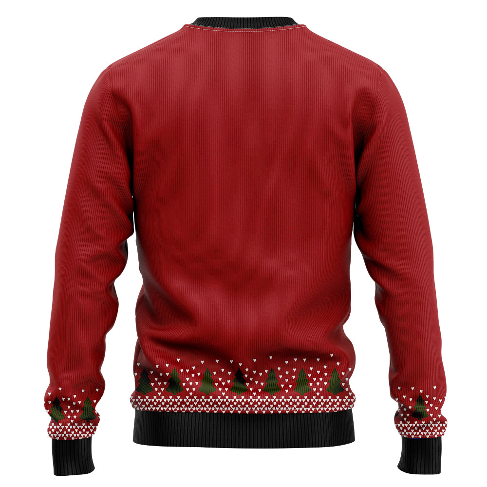 Elegant Violin Christmas Ugly Sweater