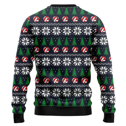 "Have A Holly Volley Christmas" Volleyball Ugly Christmas Sweater