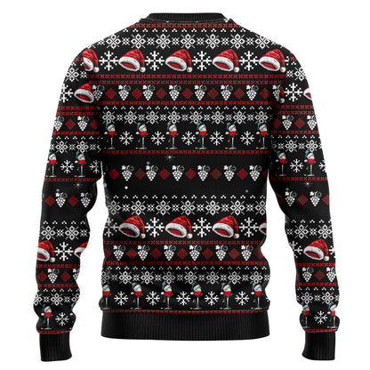 Funny Wine Ugly Christmas Sweater