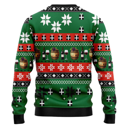 Just A Girl Who Loves Wine At Christmas Ugly Christmas Sweater