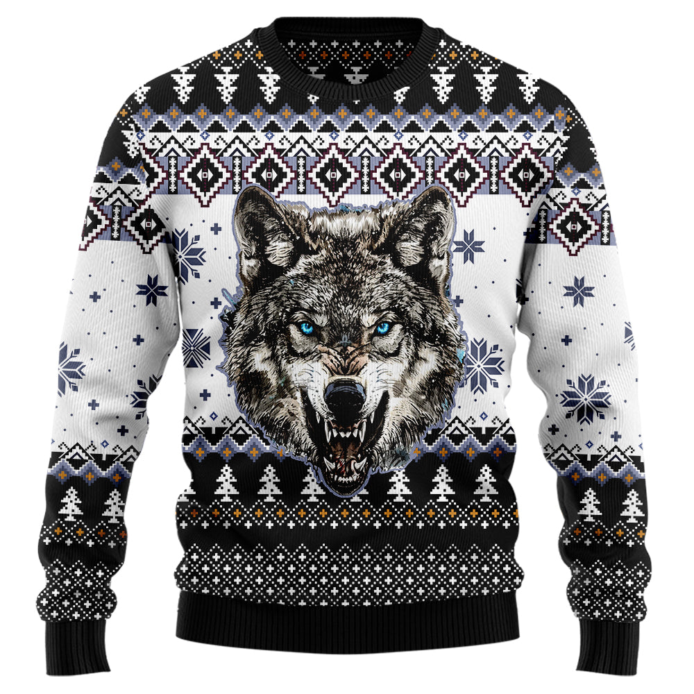 Wolf Ugly Christmas Sweater