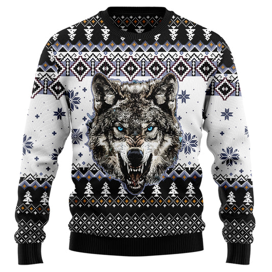 Wolf Ugly Christmas Sweater