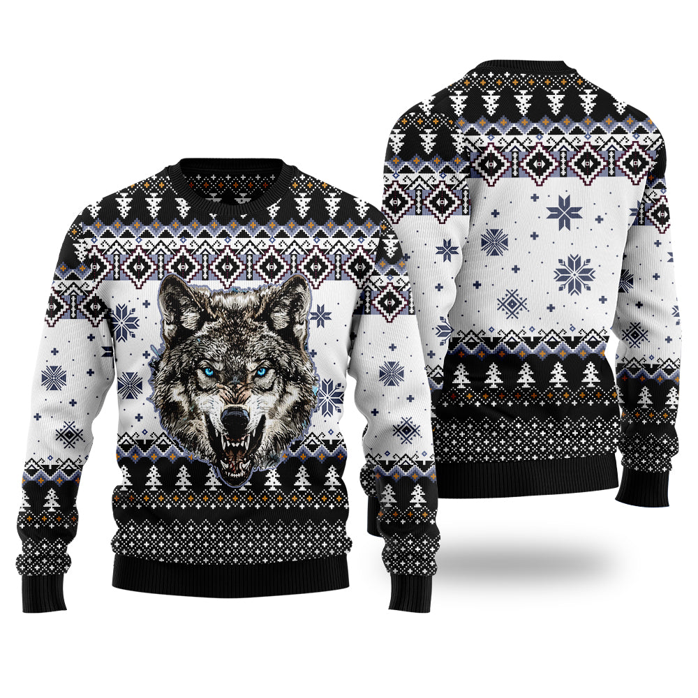 Wolf Ugly Christmas Sweater